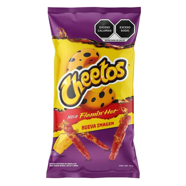 CHEETOS 145G XTRA FLAMIN HOT