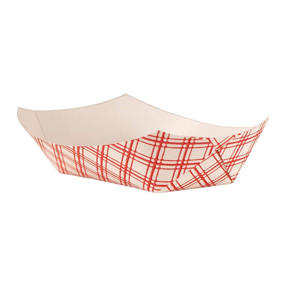 1LB FOOD TRAY RED TRIANGLE (1000CT) - Aladdin Enterprise Inc