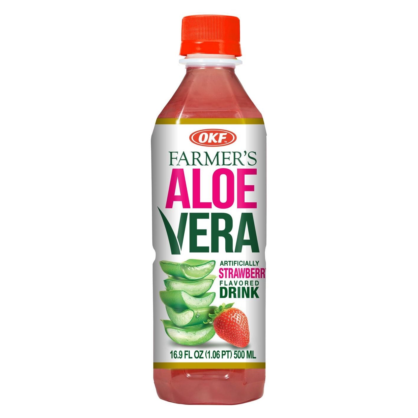 OKF ALOE 1.5L STRAWBERRY 12/cs