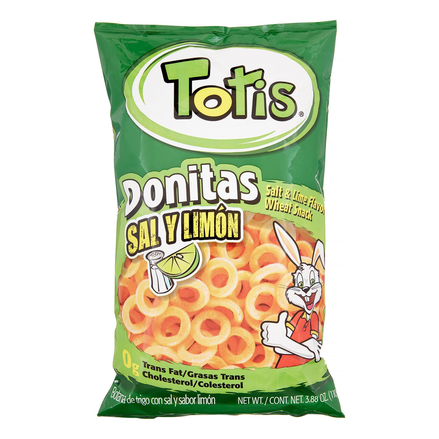 TOTIS DONITAS LIMON Y SAL, 3.88OZ (110G)