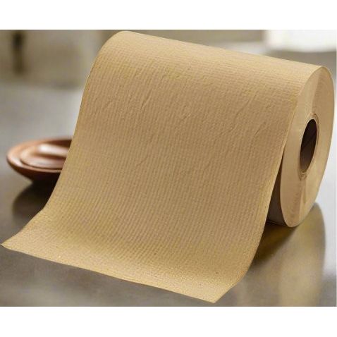 8" NATURAL ROLL TOWEL (6X800 ROLL) - Aladdin Enterprise Inc