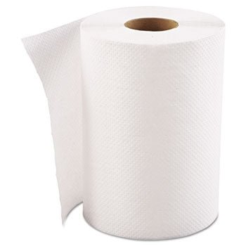 8" WHITE ROLL TOWEL (12X350 ROLL) - Aladdin Enterprise Inc