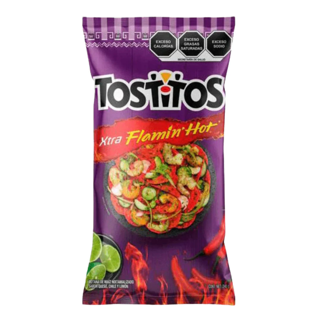TOSTITOS 175G XTRA FLAMIN HOT