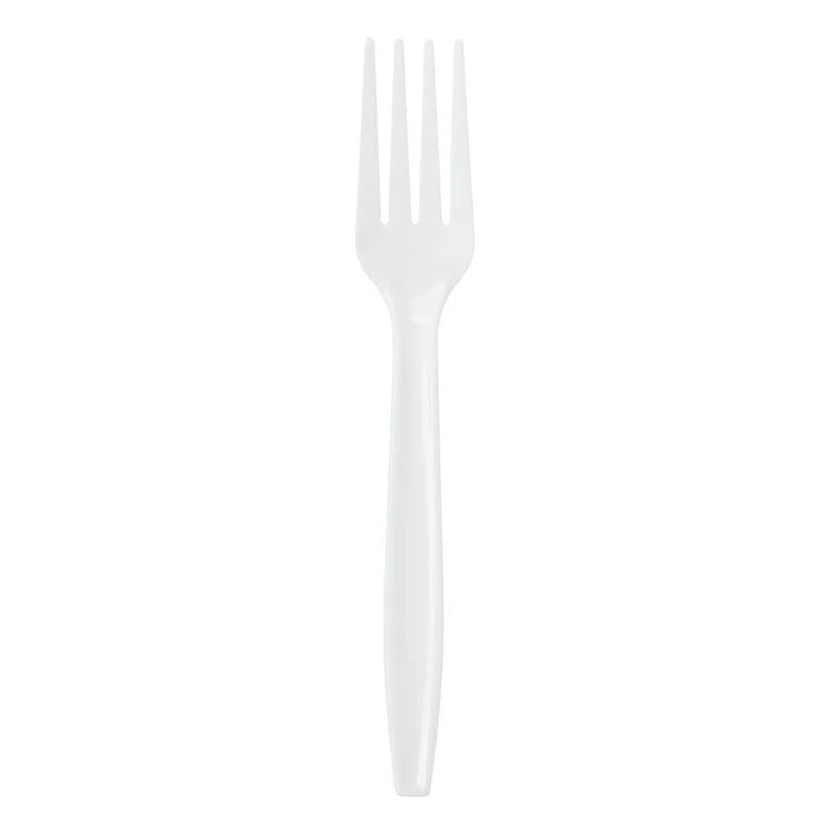 PLASTIC FORKS (WHITE) 1000/cs